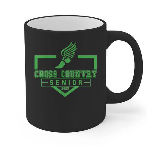 Cross Country Senior Night Senior 2025 Graduation Party 23 Graphic Print Coffee Mug - Best Gift Smart