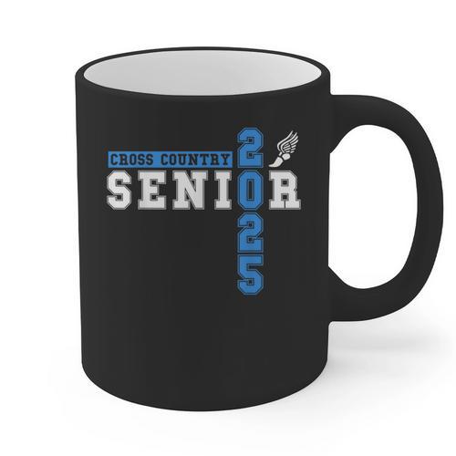 Cross Country Senior Night Senior 2025 Graduation Party 30 Graphic Print Coffee Mug - Best Gift Smart