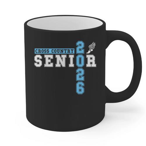 Cross Country Senior Night XC Senior 2026 Graduation 50 Graphic Print Coffee Mug - Best Gift Smart