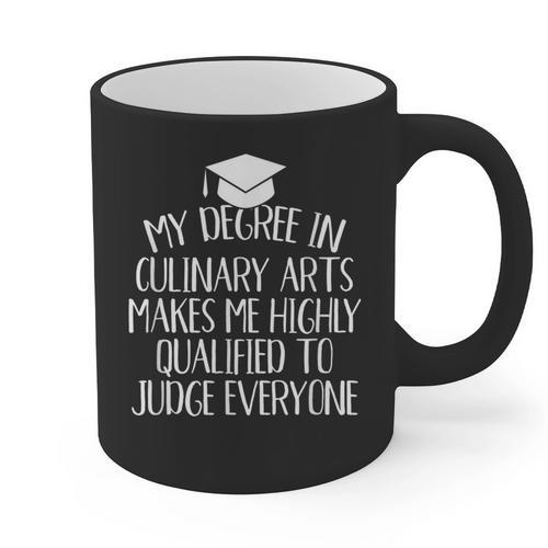 Culinary Arts Major Graduation Graphic Print Coffee Mug - Best Gift Smart