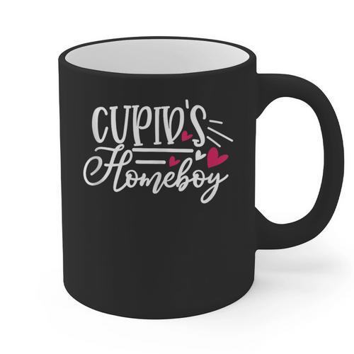Cupid's Homebody Introvert Valentine's Day Home Graphic Print Coffee Mug - Raresse