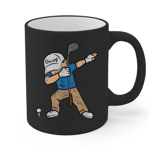 Dabbing Golfer Golfing Golfer Dad Men Boys Kids Youth Graphic Print Coffee Mug - Father's Day Fun