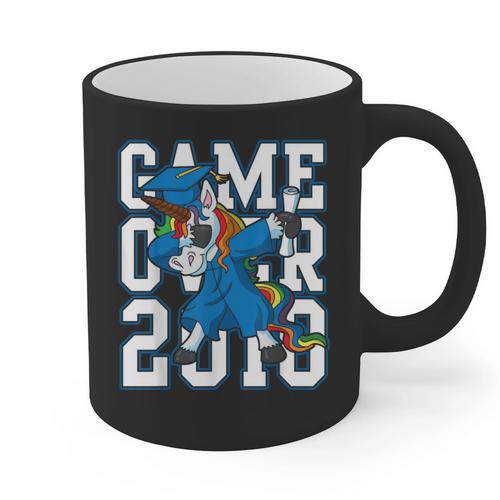 Dabbing Graduation Class Of 2018 T Shirt Unicorn Dab Graphic Print Coffee Mug - Best Gift Smart