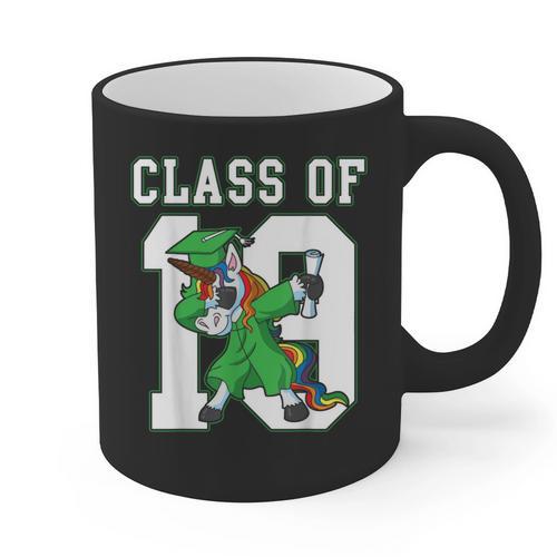 Dabbing Graduation Class Of 2019 Dabbing Unicorn Tee Graphic Print Coffee Mug - Best Gift Smart