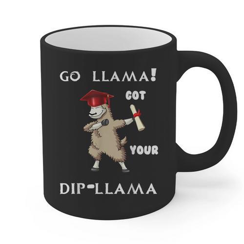 The Dabbing Llama Graduation Class Of 2018 T-Shirt Graphic Print Coffee Mug - Best Gift Smart
