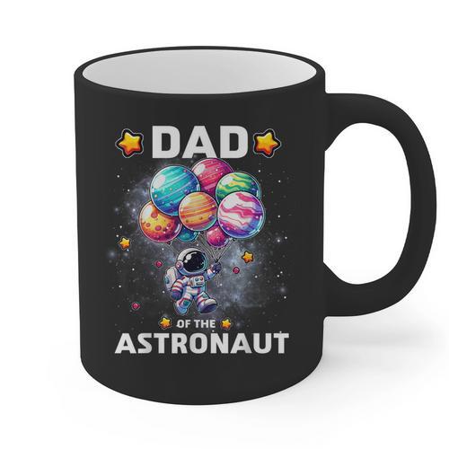 Dad Of The Astronaut Space Theme First Birthday Party Graphic Print Coffee Mug - Father's Day Fun