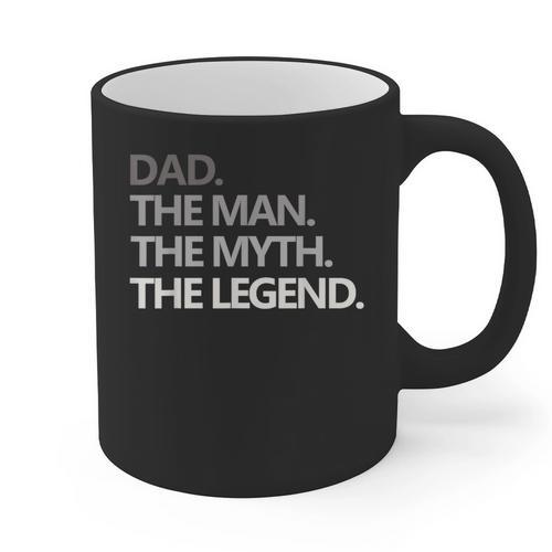 DAD The Man The Myth The Legend T Shirt Graphic Print Coffee Mug - Father's Day Fun