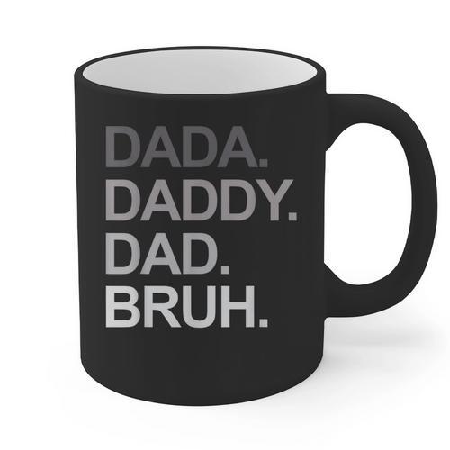 Dada Daddy Dad Bruh Husband Dad Father's Day Graphic Print Coffee Mug - Father's Day Fun