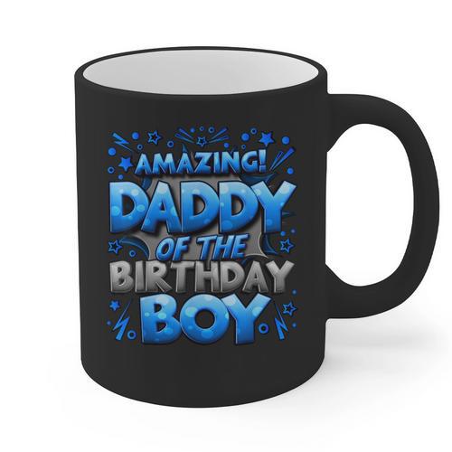 Daddy Of The Birthday Boy Matching Family Father Graphic Print Coffee Mug - Father's Day Fun