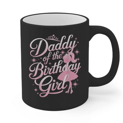 Daddy Of The Birthday Girl Doll Birthday Kid Family Matching Graphic Print Coffee Mug - Father's Day Fun