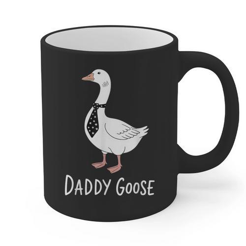 Daddy Goose Fun Father's Day Tee For Dad Graphic Print Coffee Mug - Father's Day Fun