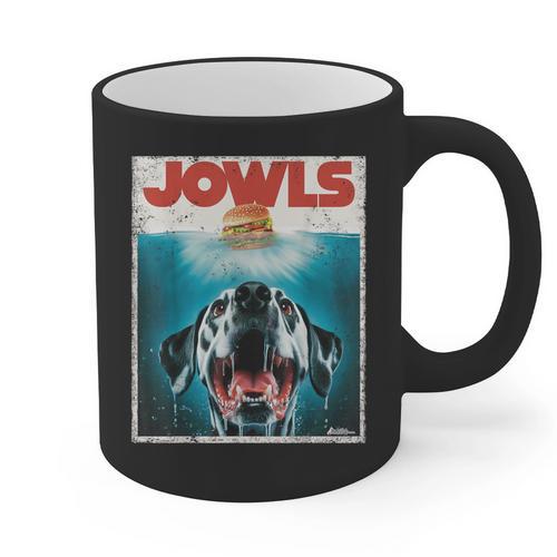 Dalmatian Jowls Cute Paws Spot Dog Mom Top Dog Dad Graphic Print Coffee Mug - Father's Day Fun