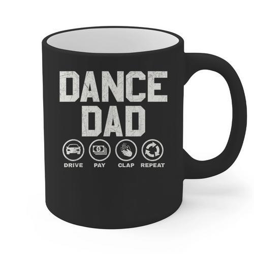 Dance Dad Proud Dancer Dancing Father Men Graphic Print Coffee Mug - Father's Day Fun