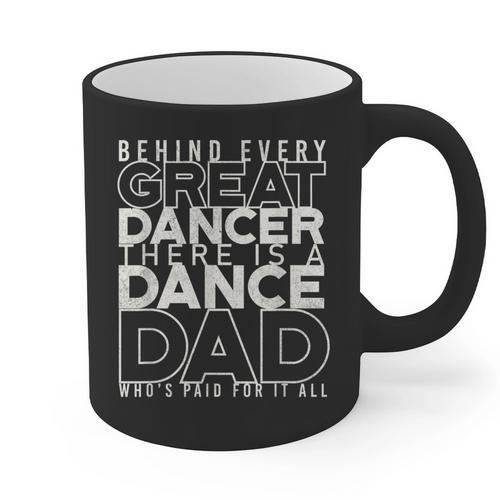 Dance Dad Shirt Proud Dancer Dancing Proud Father Men Graphic Print Coffee Mug - Father's Day Fun