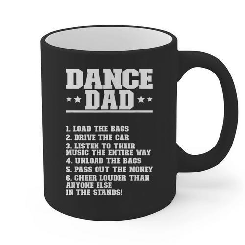 Dancer Dad Dancing Father Of A Dancer Dad Graphic Print Coffee Mug - Father's Day Fun