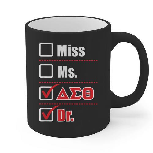Delta Sigma Theta Sorority Delta Doctor Graduation Graphic Print Coffee Mug - Best Gift Smart