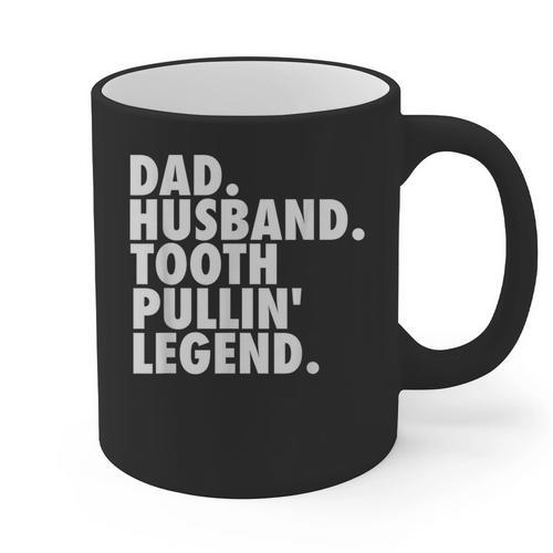 Dentist Men Son Husband Dad Boss Graphic Print Coffee Mug - Father's Day Fun