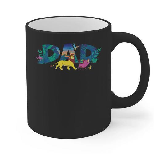 Disney The Lion King Simba & Pals Dad Father's Day Birthday Graphic Print Coffee Mug - Father's Day Fun