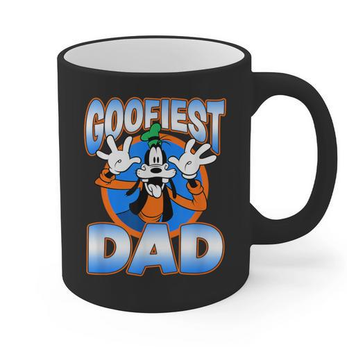 Disney Mickey And Friends Father's Day Goofiest Dad Vintage Graphic Print Coffee Mug - Father's Day Fun