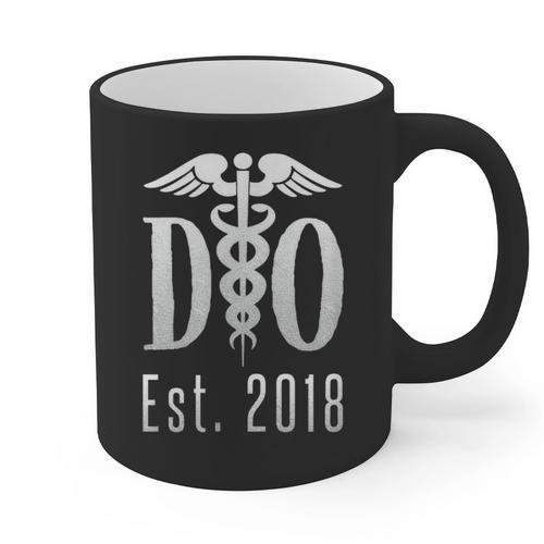 Doctor Graduation Shirt Tshirt Tee For Medical Students DO Graphic Print Coffee Mug - Best Gift Smart