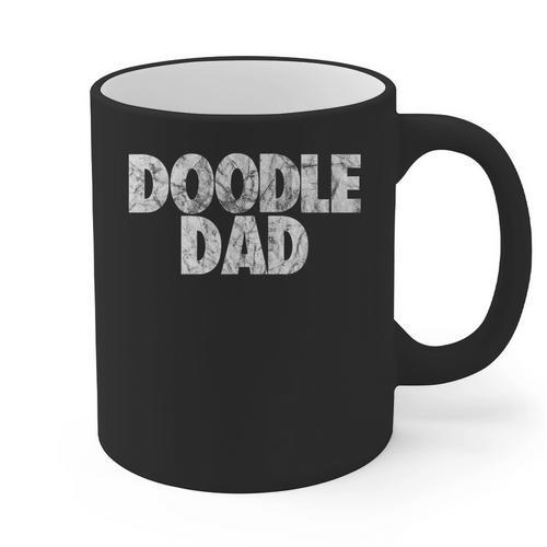 Doodle Dad Shirt Goldendoodle Dad Graphic Print Coffee Mug - Father's Day Fun