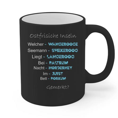 East Frisian Islands Memory Saying Shirt North Sea Graphic Print Coffee Mug - Easessy