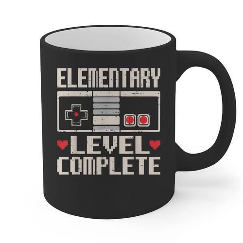Elementary Level Complete Gamer Class Of 2025 Graduation Graphic Print Coffee Mug - Best Gift Smart