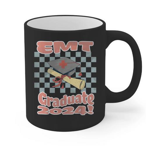 EMT Graduation Class Of 2024 Emergency Medical Tech Medic Graphic Print Coffee Mug - Best Gift Smart