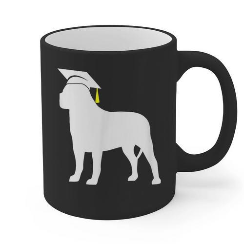English Mastiff Graduation Dog Graduate Graphic Print Coffee Mug - Best Gift Smart