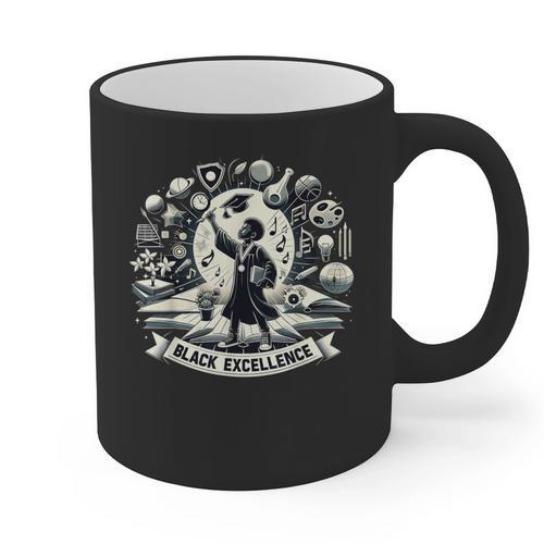 Excellence Graduation Black History Month Inspiring Graphic Print Coffee Mug - Best Gift Smart
