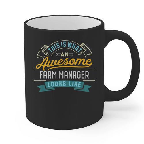 Farm Manager Shirt Awesome Job Occupation Graduation Graphic Print Coffee Mug - Best Gift Smart