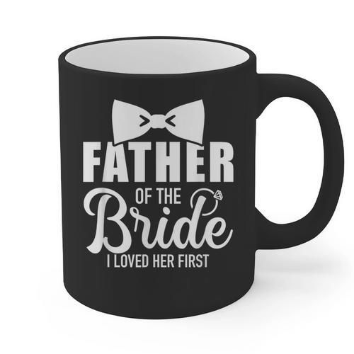 Father Of The Bride Father Dad Bride Wedding Stag Night Graphic Print Coffee Mug - Father's Day Fun