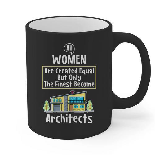 The Finest Architect For Graduation Women Graphic Print Coffee Mug - Best Gift Smart