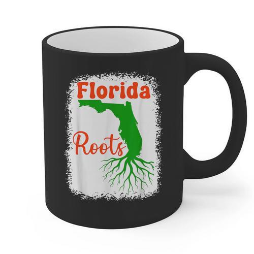 Florida Roots Florida Nostalgia Graphic Print Coffee Mug - Figerry