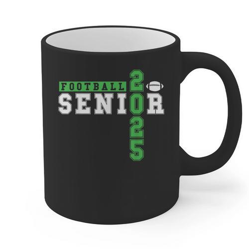 Football Senior Night Football Senior 2025 Graduation 23 Graphic Print Coffee Mug - Best Gift Smart