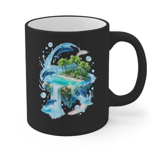 Frutiger Aero Graphic Print Coffee Mug - Figerry