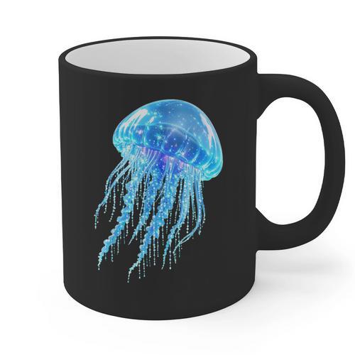 Frutiger Aero Y2K Jellyfish Graphic Print Coffee Mug - Figerry