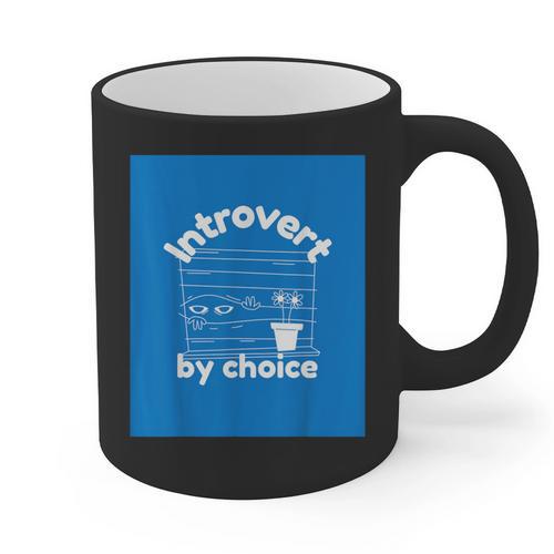 Fun For Introverts Graphic Print Coffee Mug - Raresse