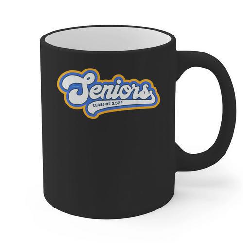 Funny Class Of 2022 Senior Graduate College Graduation Graphic Print Coffee Mug - Best Gift Smart
