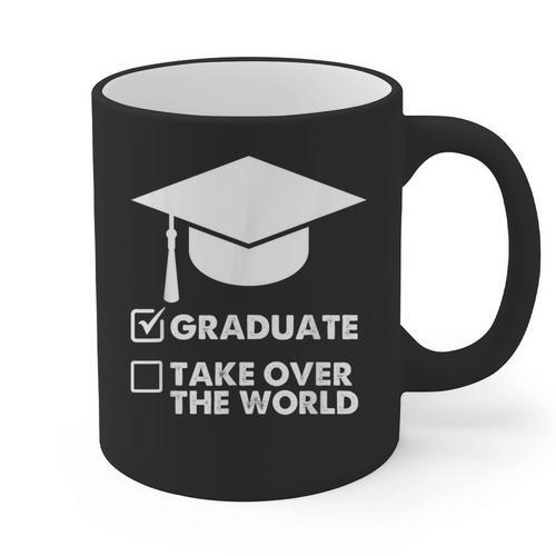 Funny Graduate Joke Mens Womens Graduation Gifts Graphic Print Coffee Mug - Best Gift Smart