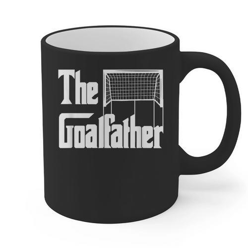 The Goalfather Dad Soccer Goalkeeper Goalie Coach Footballer Graphic Print Coffee Mug - Father's Day Fun
