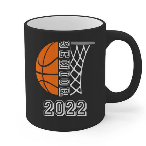 Graduate Senior Class 2022 Graduation Basketball Player Graphic Print Coffee Mug - Best Gift Smart