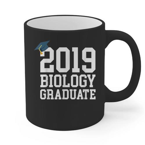 Graduation 2019 Biology Tshirt For Science Graduate Graphic Print Coffee Mug - Best Gift Smart