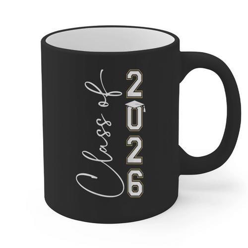 Graduation Class Of 2026 Graphic Print Coffee Mug - Best Gift Smart
