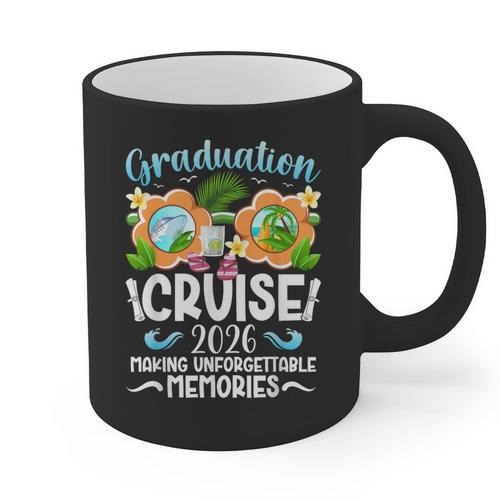 Graduation Cruise 2026 Making Memories Graduate Cruising Graphic Print Coffee Mug - Best Gift Smart