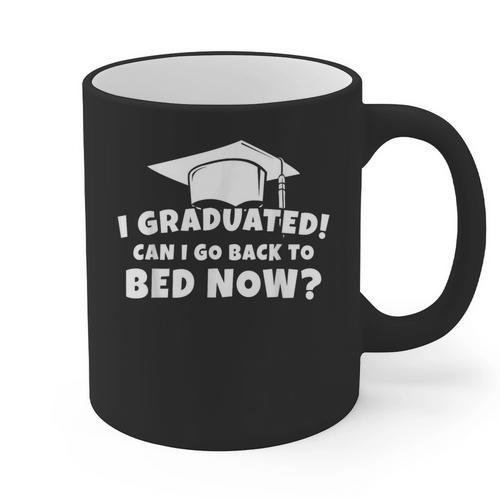 Graduation Motivation Joke University High School Student Graphic Print Coffee Mug - Best Gift Smart