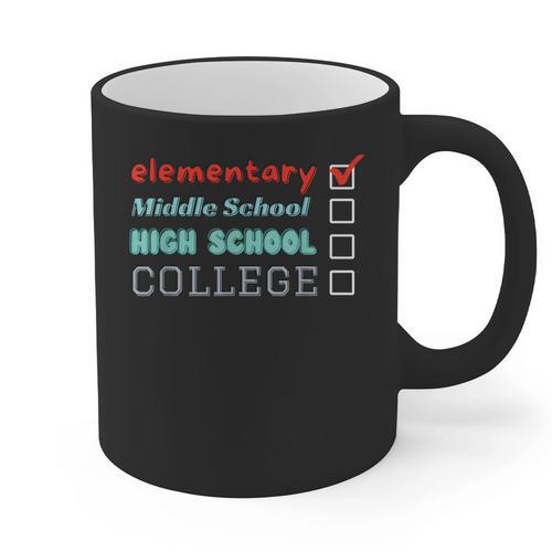 Graduation Promotion Elementary School To Junior High Graphic Print Coffee Mug - Best Gift Smart