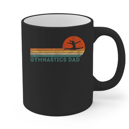 Gymnastics Dad Gymnastics Daughter Gymnast Dad Graphic Print Coffee Mug - Father's Day Fun