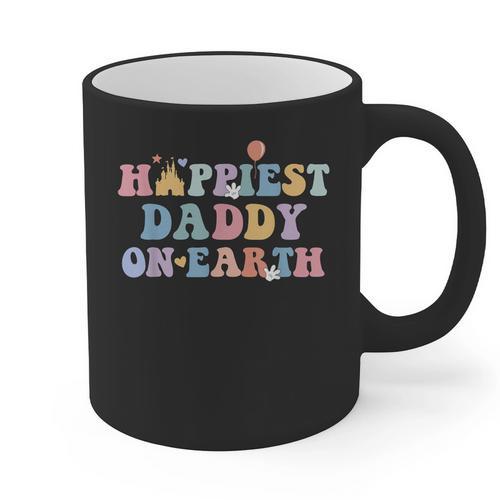 Happiest Daddy On Earth Father's Day Matching Family Trip Graphic Print Coffee Mug - Father's Day Fun
