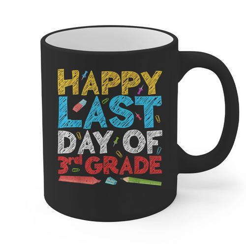 Happy Last Day Of 3rd Grade Shirt Third Grade Graduation Graphic Print Coffee Mug - Best Gift Smart